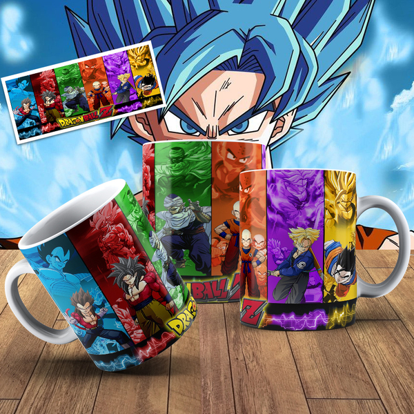 Caneca - vários Gokus